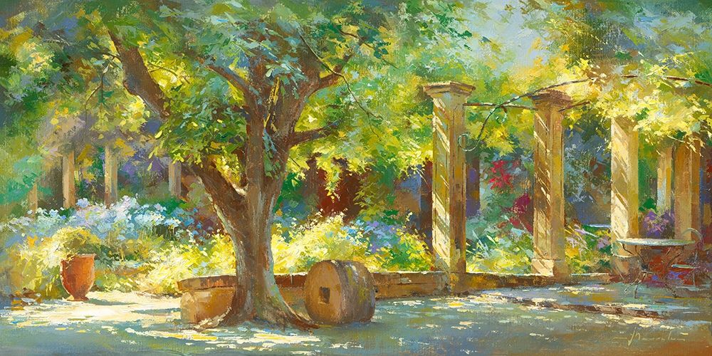 Jardin - Le Prieure art print by Johan Messely for $57.95 CAD