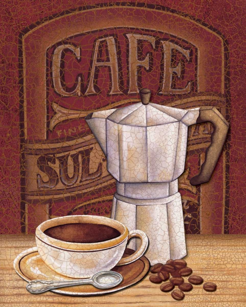 Cafe Mundo I art print by Charlene Audrey for $57.95 CAD