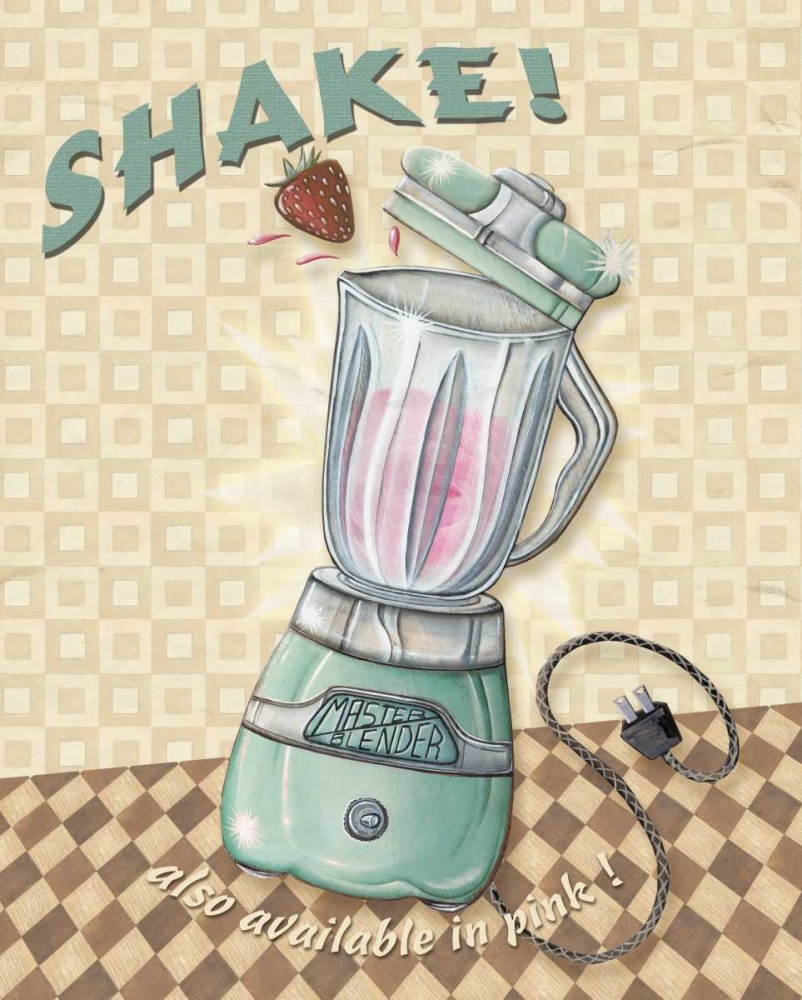 Nifty Fifties - Shake art print by Charlene Audrey for $57.95 CAD