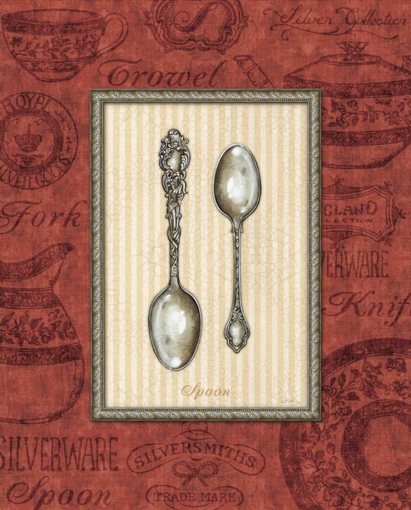 Spoon art print by Charlene Audrey for $57.95 CAD