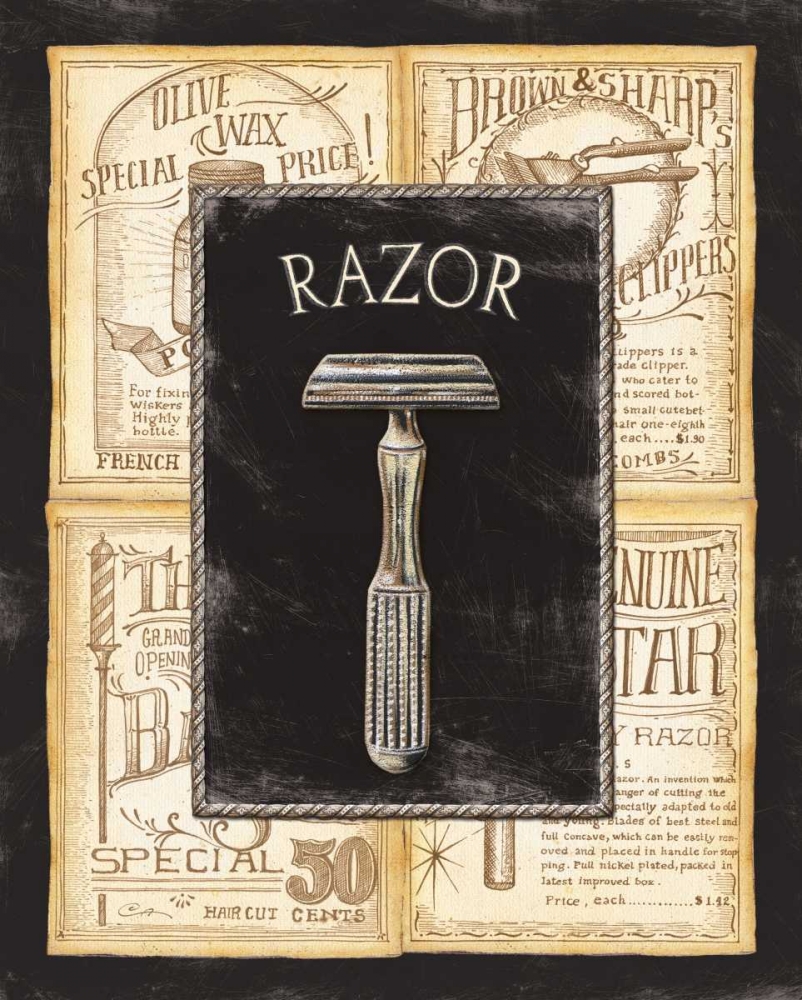Grooming Razor art print by Charlene Audrey for $57.95 CAD