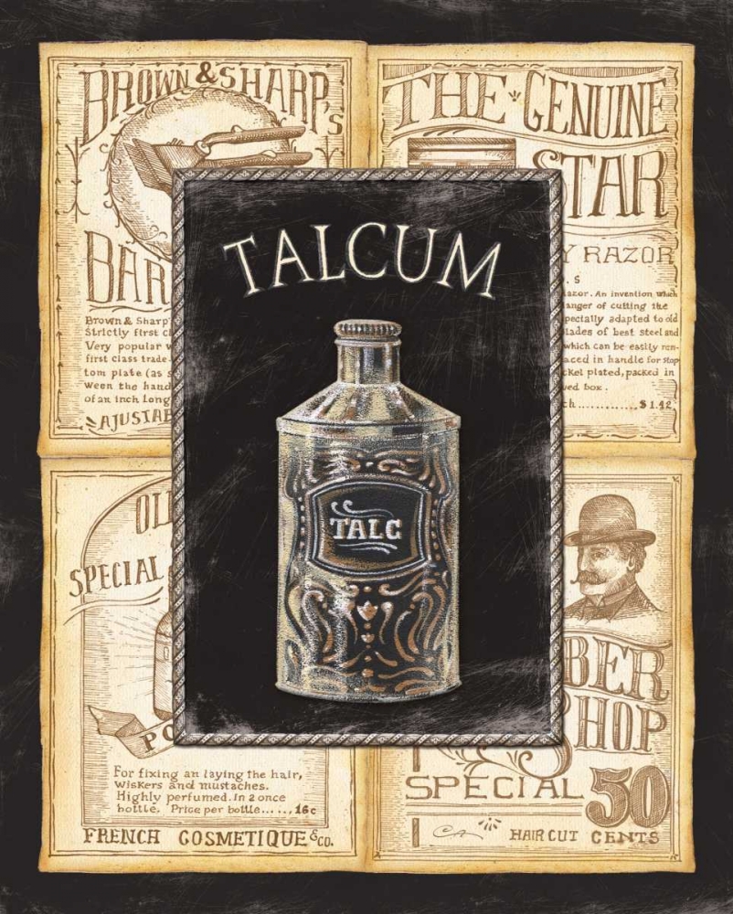 Grooming Talcum art print by Charlene Audrey for $57.95 CAD