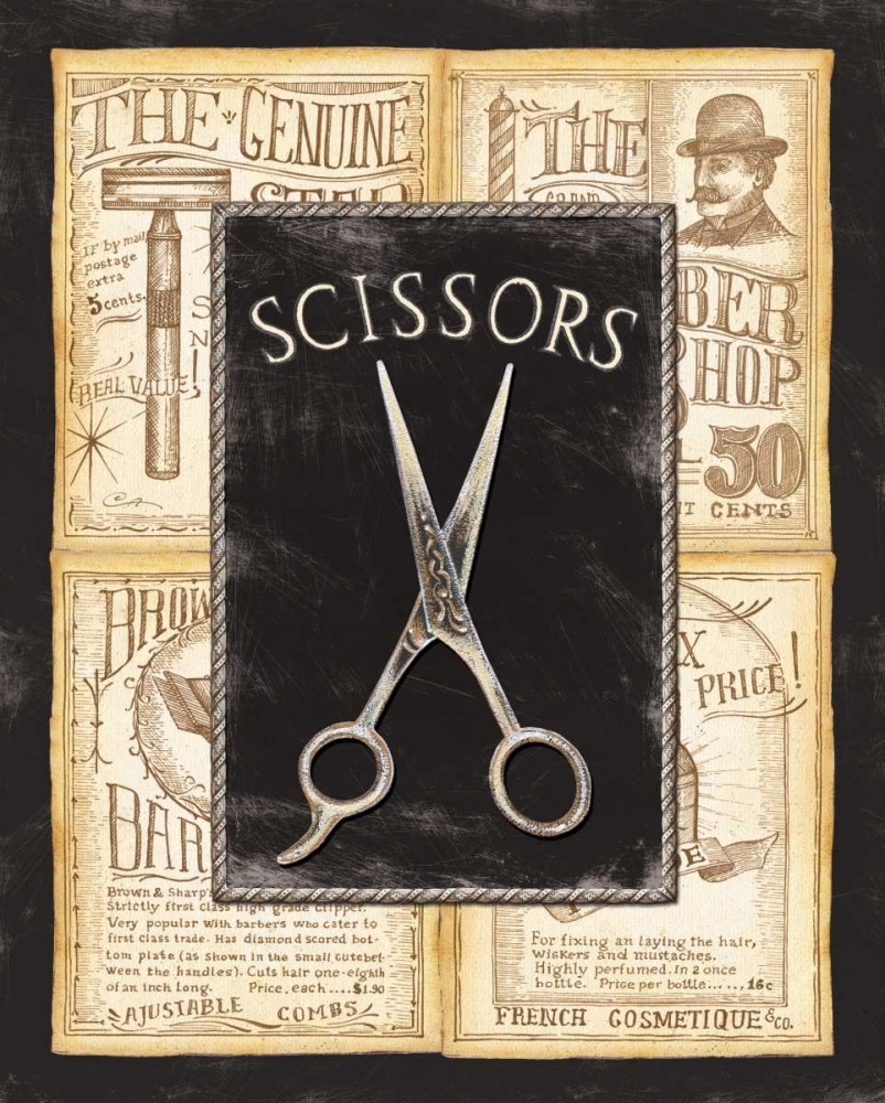 Grooming Scissors art print by Charlene Audrey for $57.95 CAD