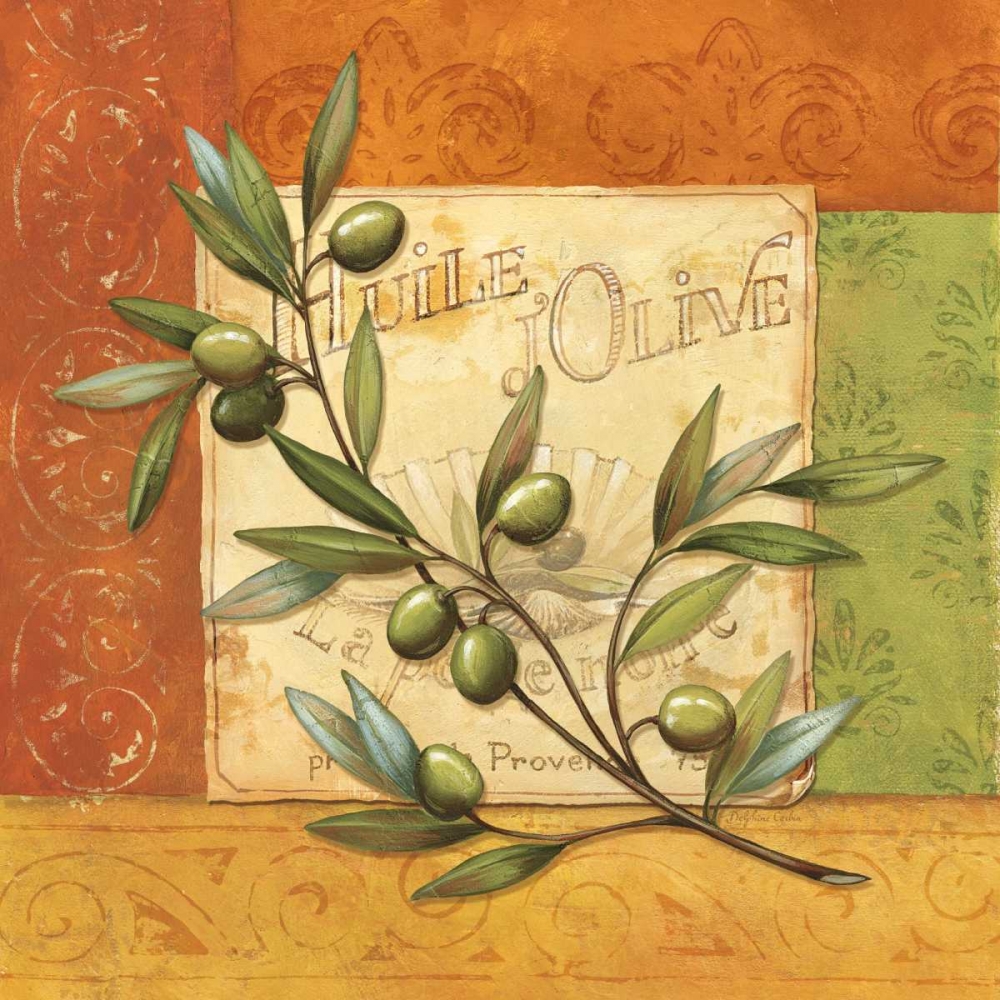Olives du Midi I art print by Delphine Corbin for $57.95 CAD