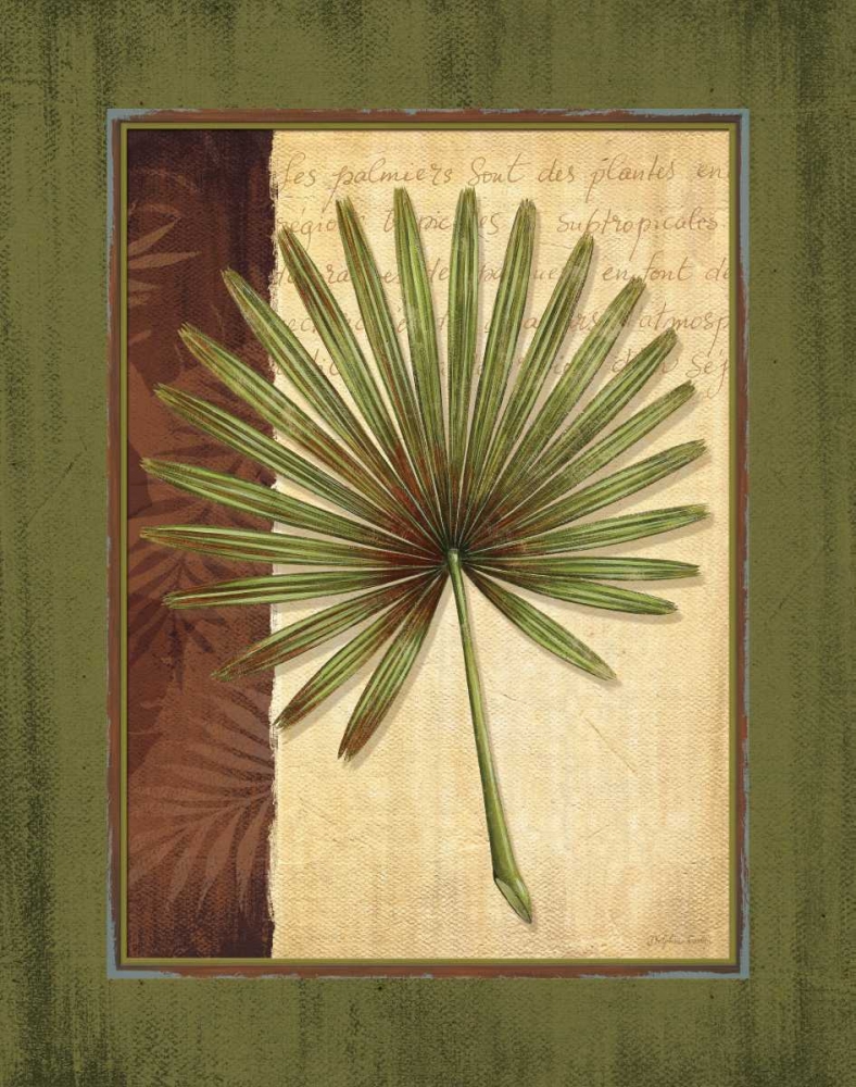 Palm Tropical I art print by Delphine Corbin for $57.95 CAD