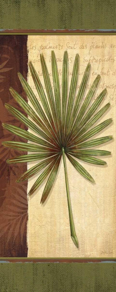 Palm Tropic Panel I art print by Delphine Corbin for $57.95 CAD