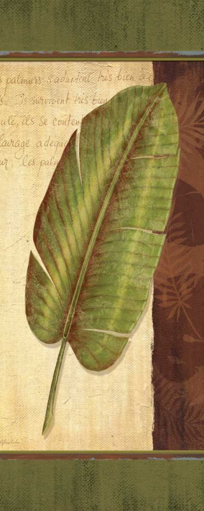 Palm Tropic Panel II art print by Delphine Corbin for $57.95 CAD