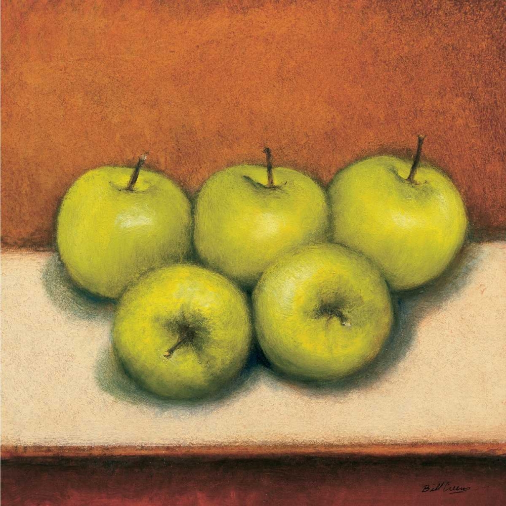 Granny Smith Apples art print by Bill Creevy for $57.95 CAD