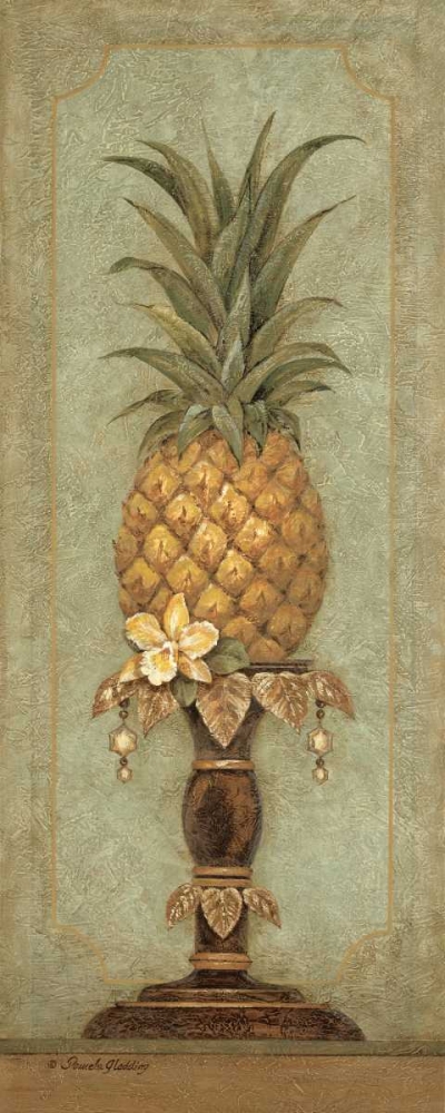 Pineapple and Pearls II art print by Pamela Gladding for $57.95 CAD