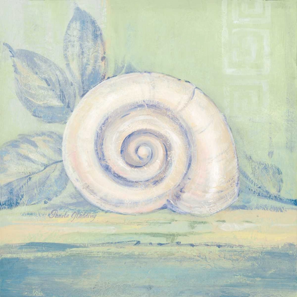Tranquil Seashell III art print by Pamela Gladding for $57.95 CAD