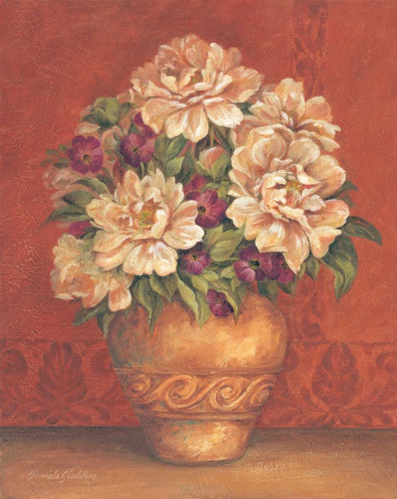 Tuscan Peonies art print by Pamela Gladding for $57.95 CAD