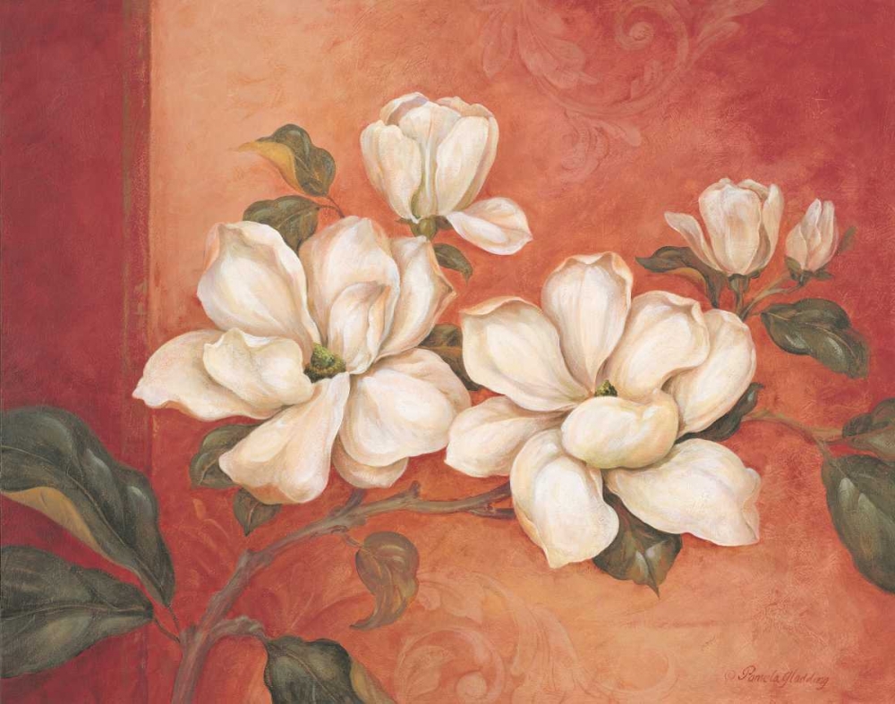 Magnolias art print by Pamela Gladding for $57.95 CAD