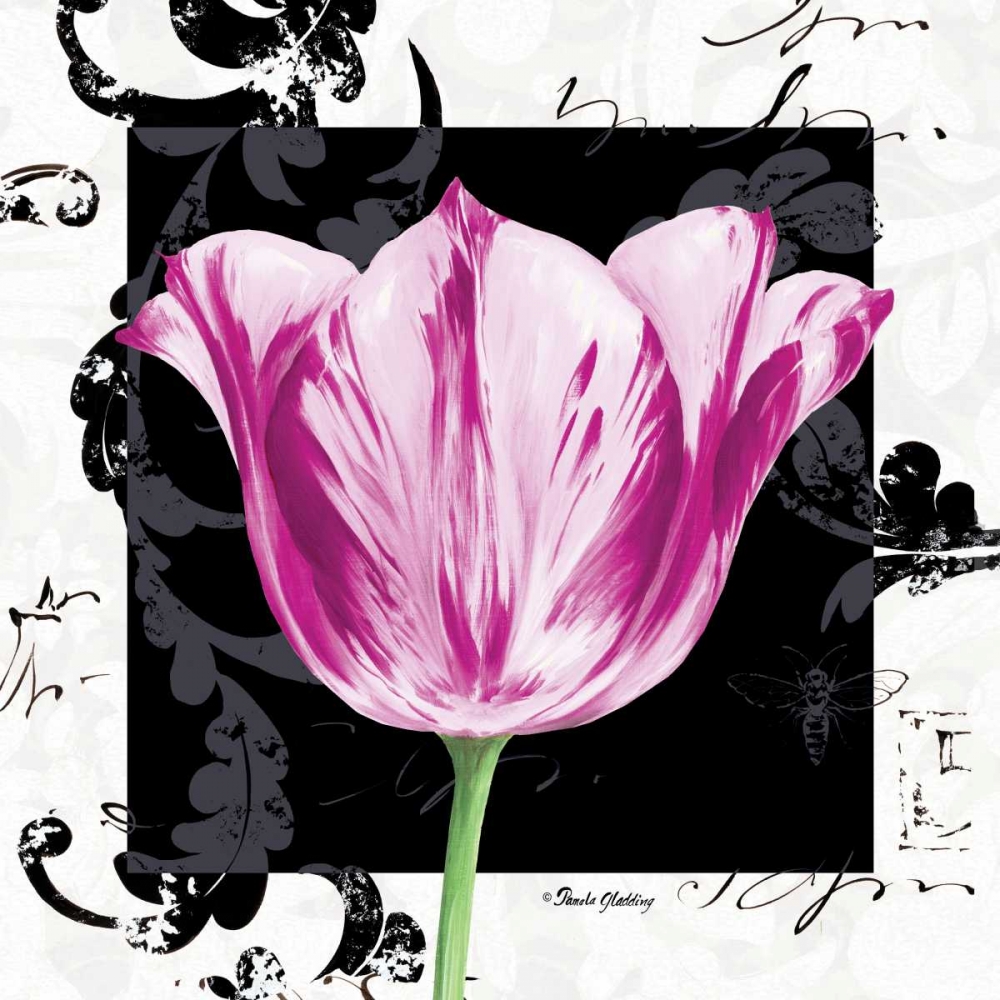Damask Tulip I art print by Pamela Gladding for $57.95 CAD