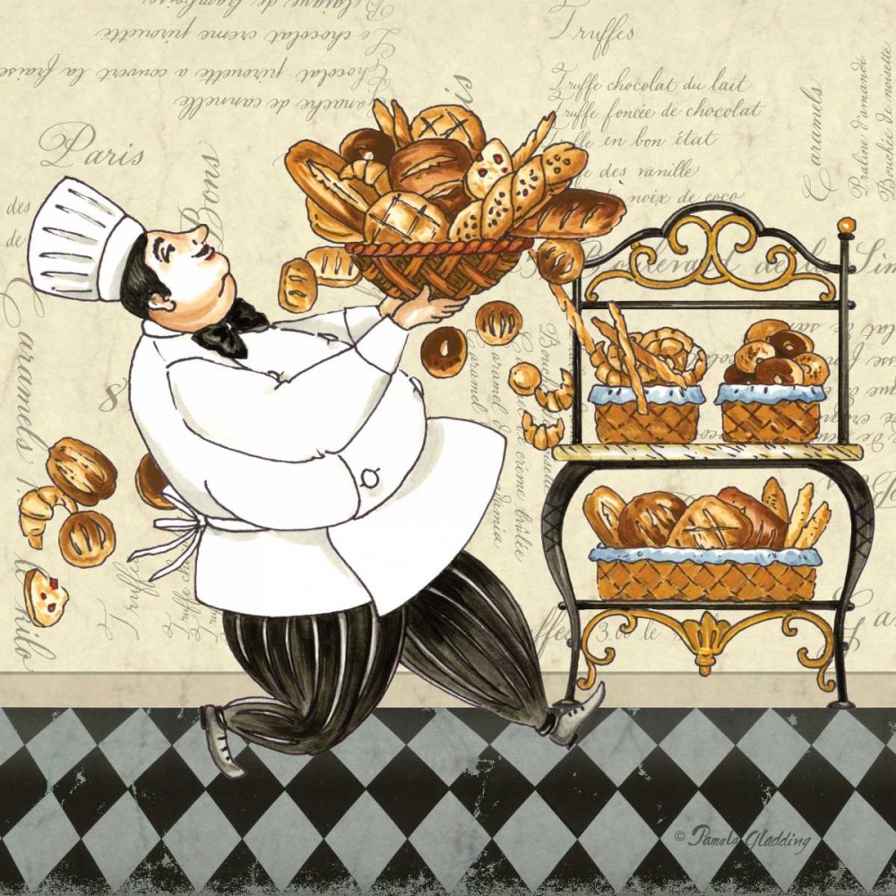 Chef Bread art print by Pamela Gladding for $57.95 CAD