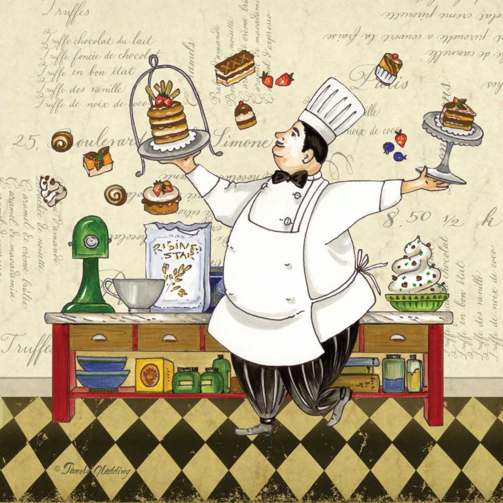 Chef Pastry art print by Pamela Gladding for $57.95 CAD