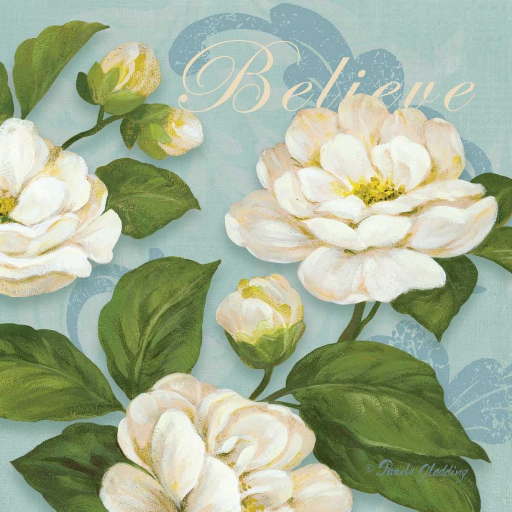 Inspiration Camellias art print by Pamela Gladding for $57.95 CAD