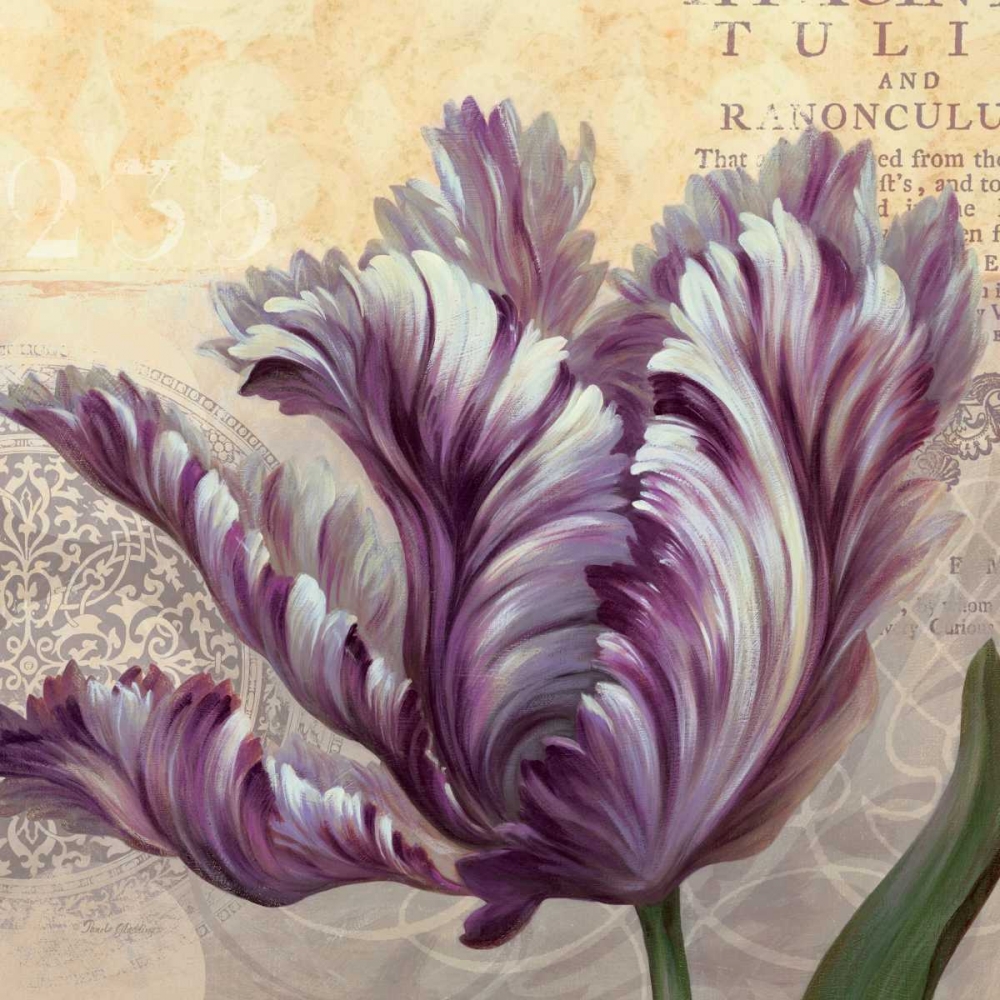 Purple Garden II art print by Pamela Gladding for $57.95 CAD