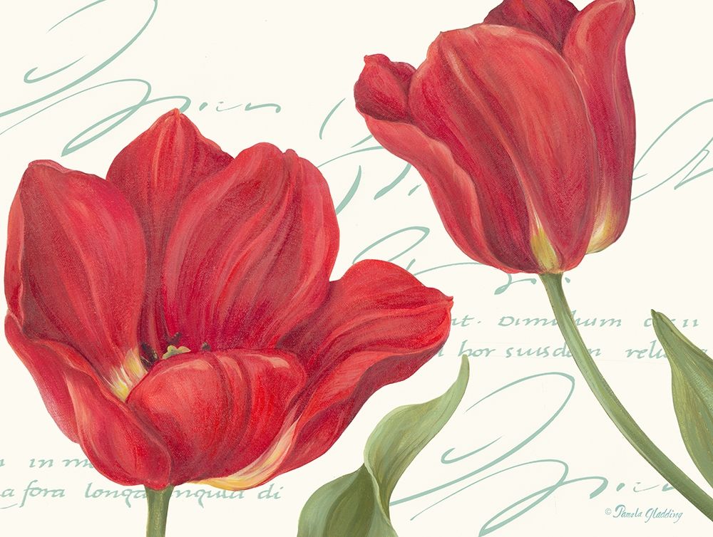 Red Tulips art print by Pamela Gladding for $57.95 CAD