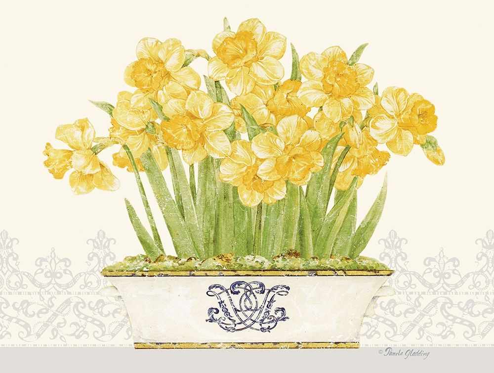 Imperial Daffodils Horizontal art print by Pamela Gladding for $57.95 CAD