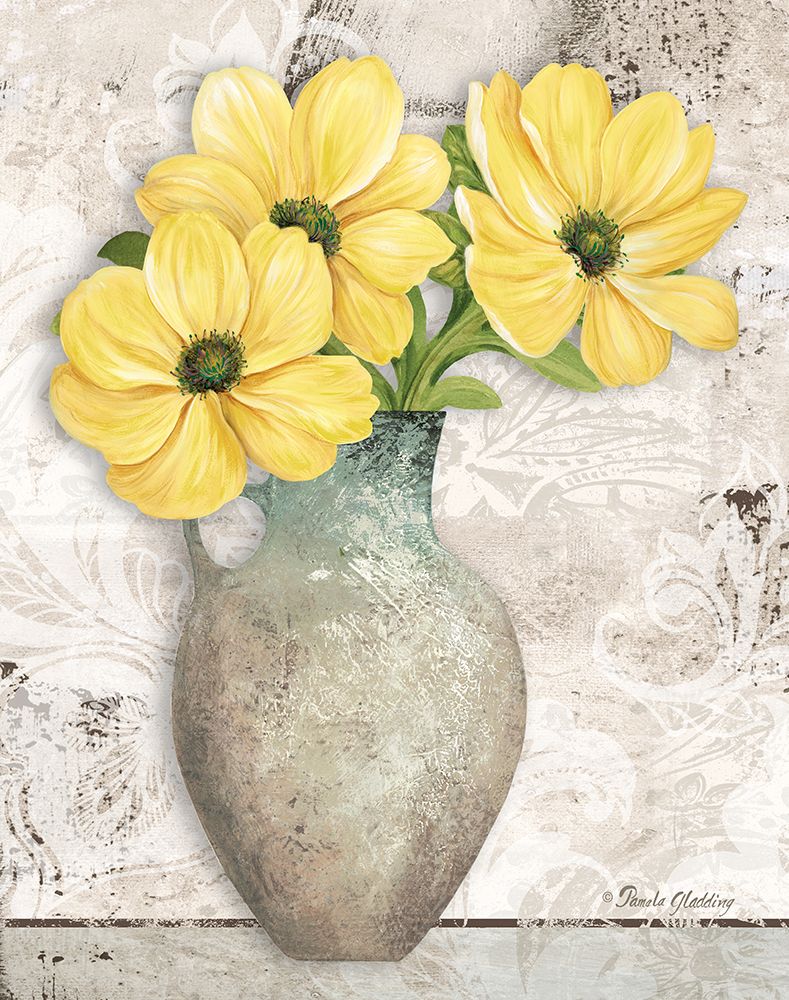 Yellow Cosmos art print by Pamela Gladding for $57.95 CAD