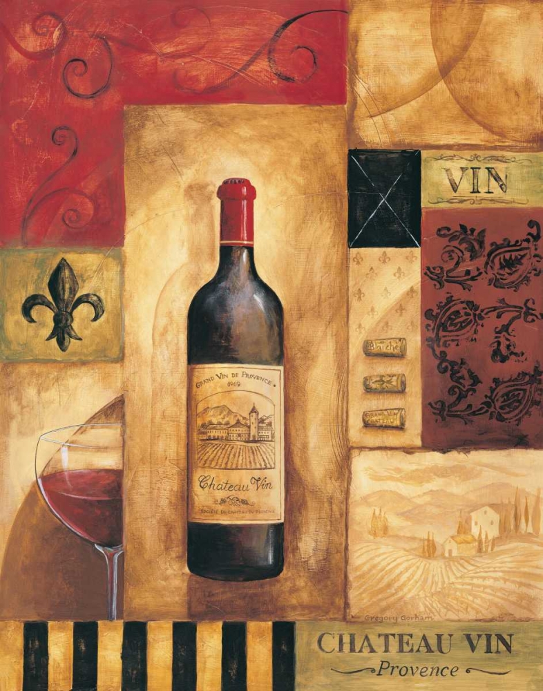 Chateau Vin art print by Gregory Gorham for $57.95 CAD