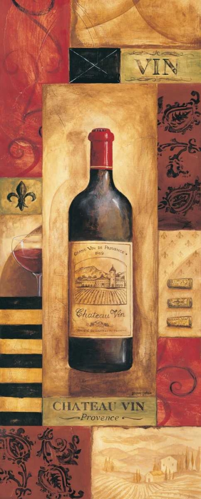 Chateau Vin Panel art print by Gregory Gorham for $57.95 CAD