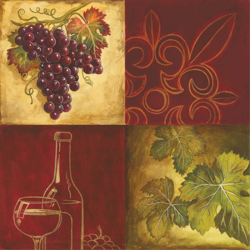 Wine Collage II art print by Gregory Gorham for $57.95 CAD