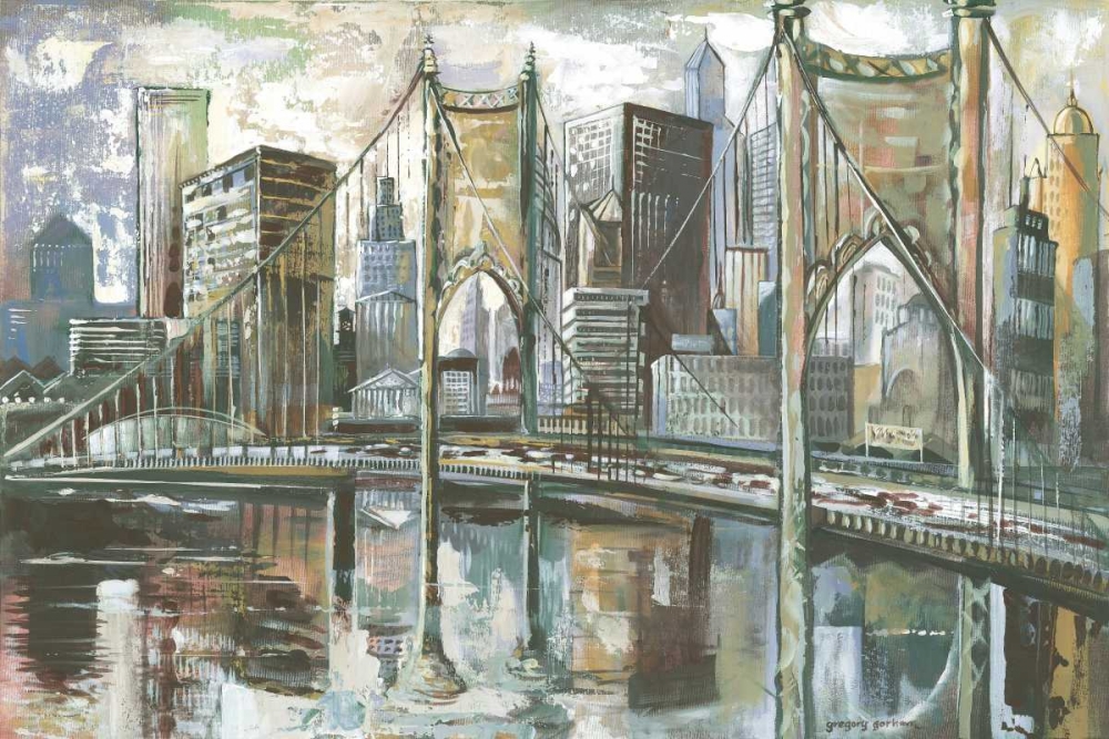 Cityscape I art print by Gregory Gorham for $57.95 CAD