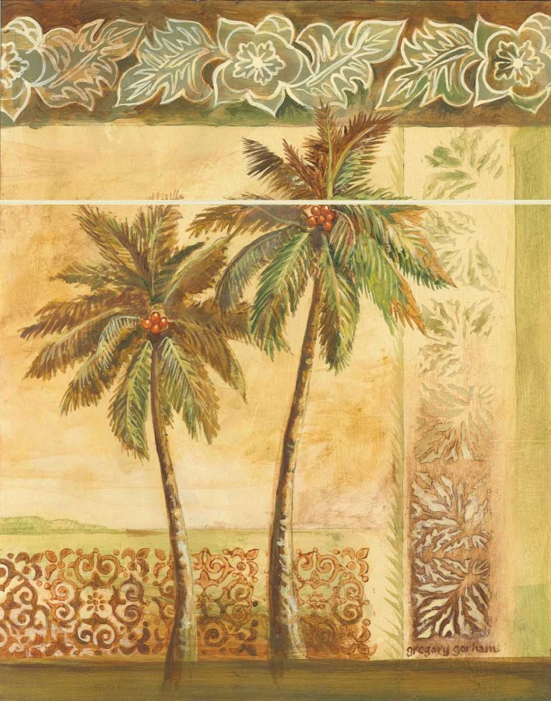 Palm Trees II art print by Gregory Gorham for $57.95 CAD