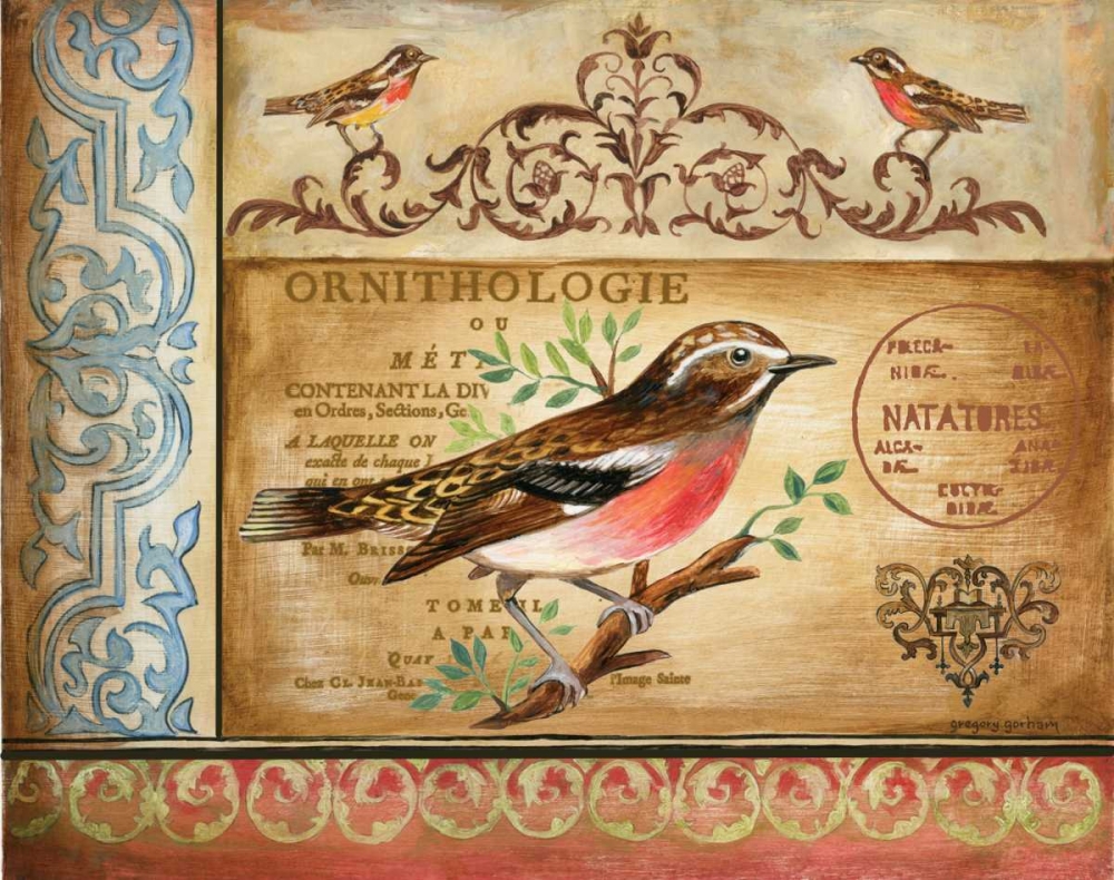 Ornithology art print by Gregory Gorham for $57.95 CAD