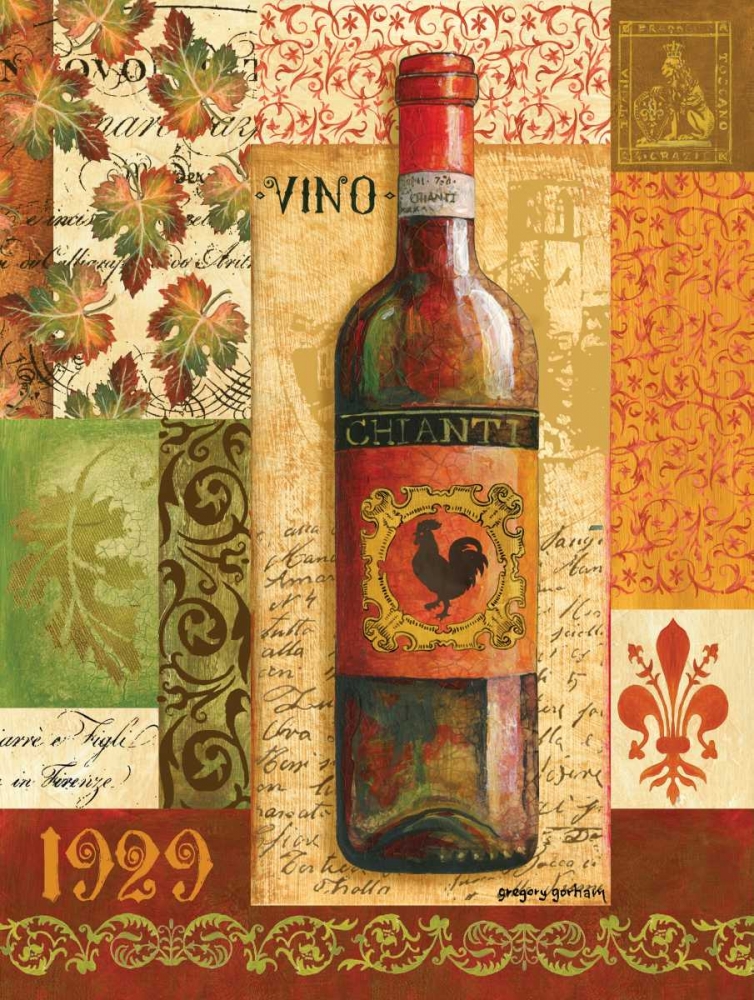Old World Wine I art print by Gregory Gorham for $57.95 CAD