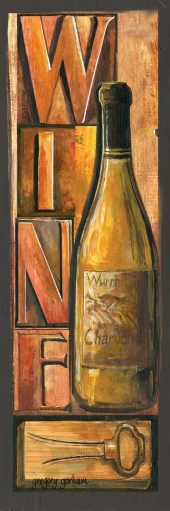 Type Set Wine Panel II art print by Gregory Gorham for $57.95 CAD