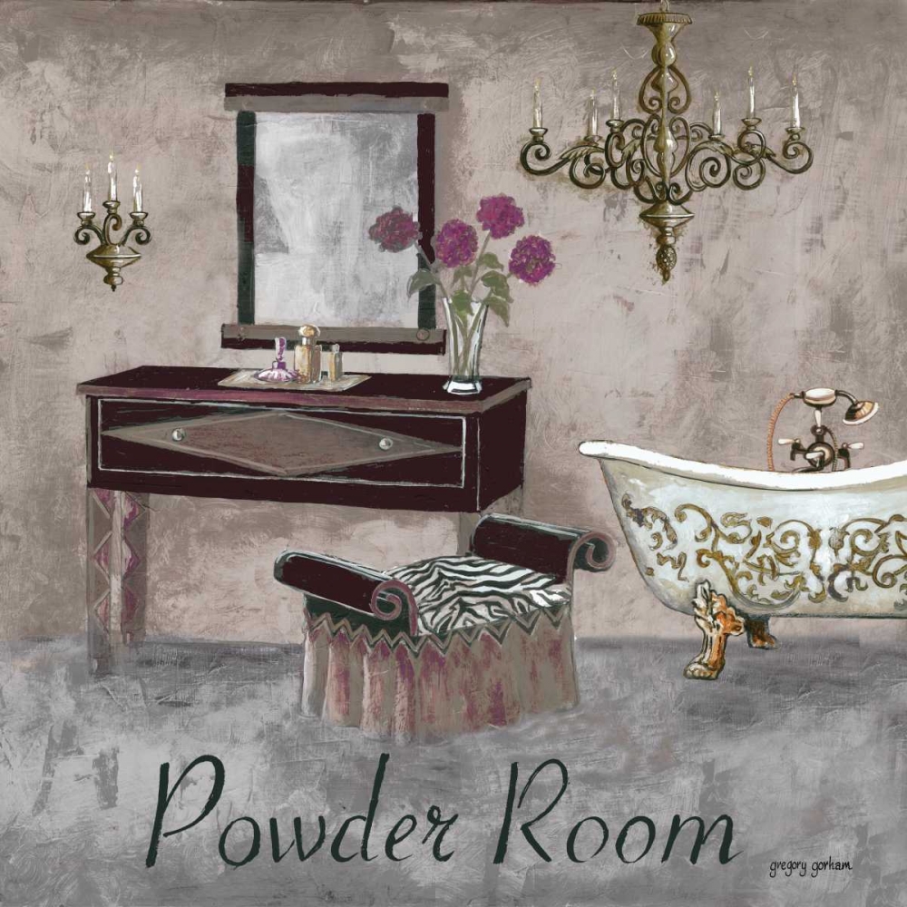 Powder Room art print by Gregory Gorham for $57.95 CAD