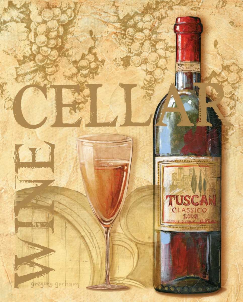 Wine I art print by Gregory Gorham for $57.95 CAD