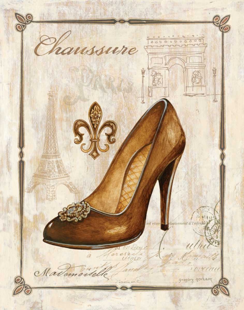 Keys to Paris Chaussure art print by Gregory Gorham for $57.95 CAD