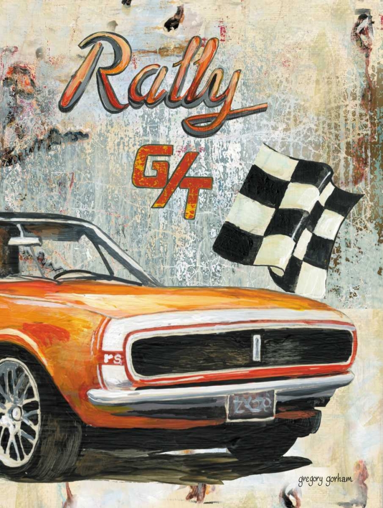 Rally Car art print by Gregory Gorham for $57.95 CAD