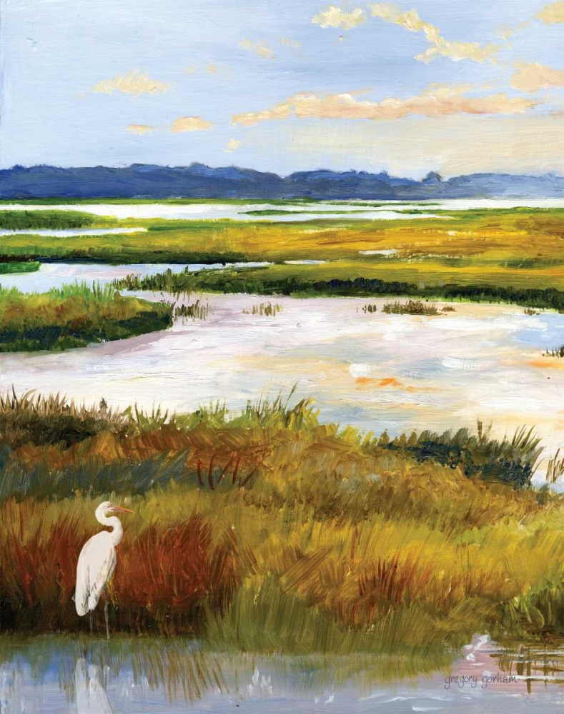 Salt Marsh Sanctuary I art print by Gregory Gorham for $57.95 CAD