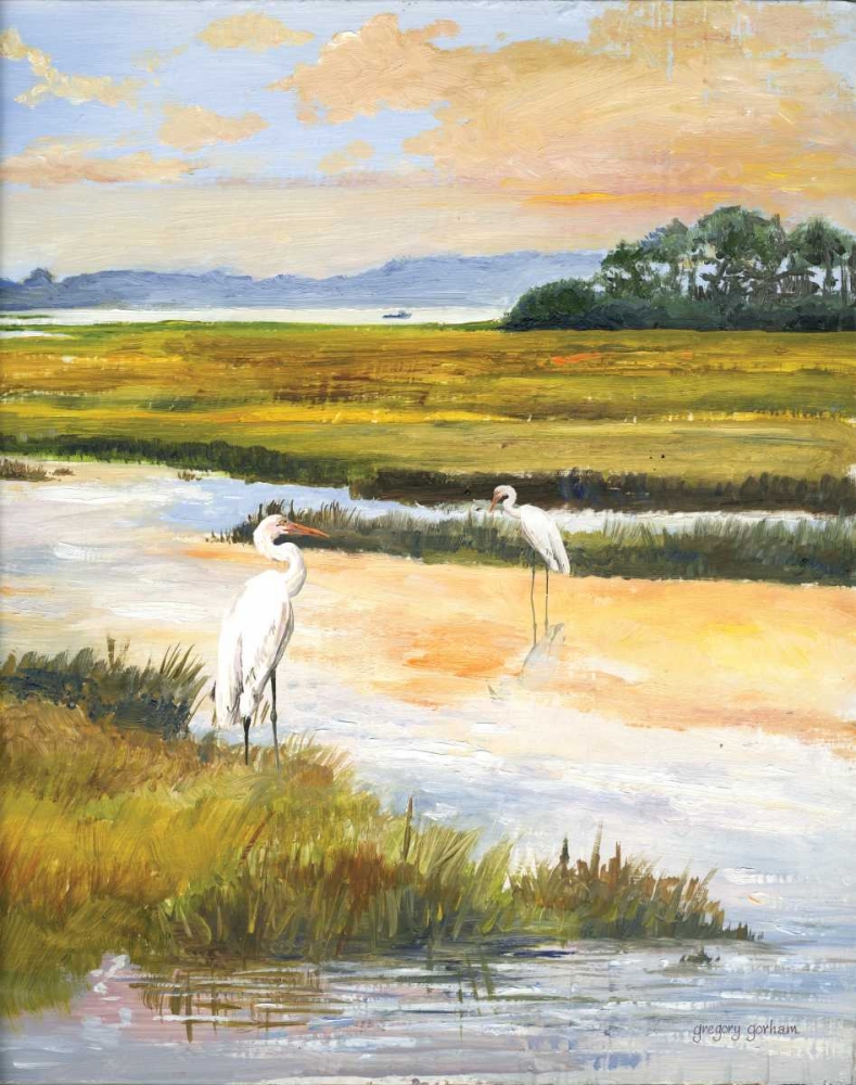 Salt Marsh Sanctuary II art print by Gregory Gorham for $57.95 CAD