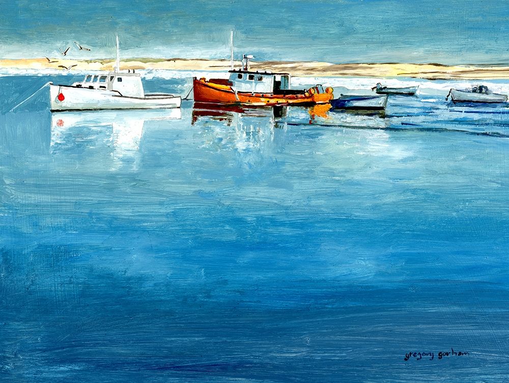 Winter Harbor art print by Gregory Gorham for $57.95 CAD