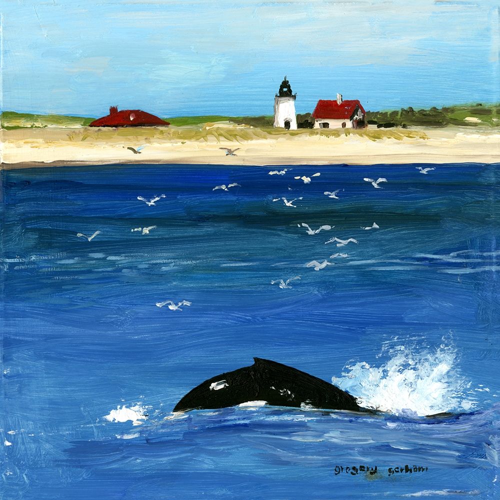 Summer Whale art print by Gregory Gorham for $57.95 CAD