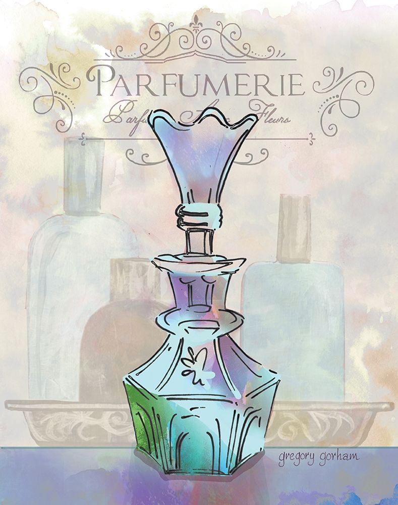 French Perfume Motif I art print by Gregory Gorham for $57.95 CAD