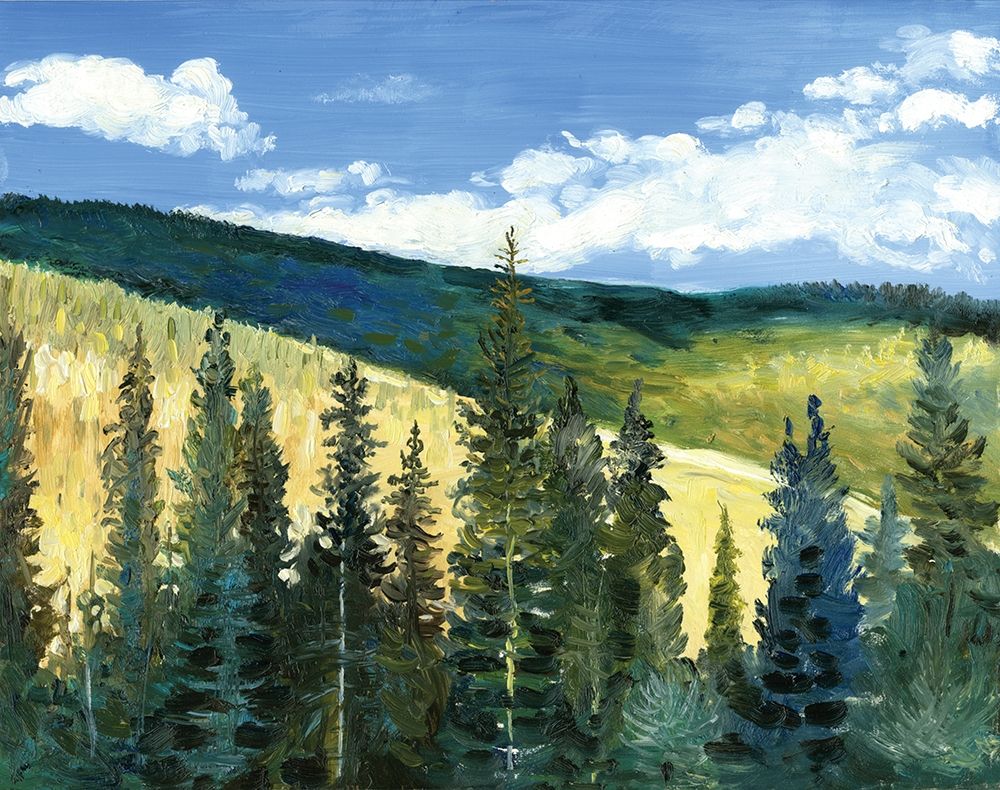 View From Slyvanite, MT art print by Gregory Gorham for $57.95 CAD