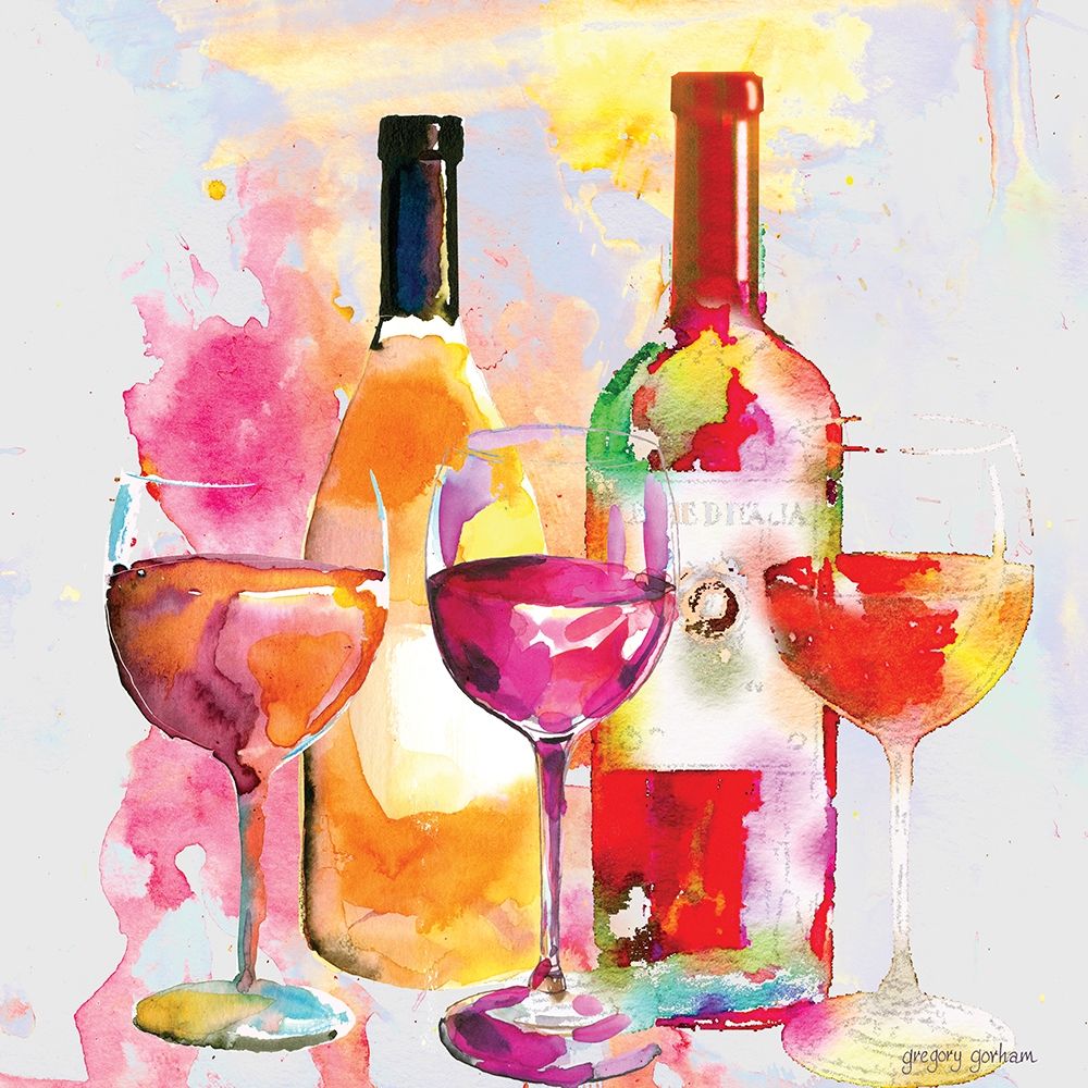 Nouveau Wines I art print by Gregory Gorham for $57.95 CAD