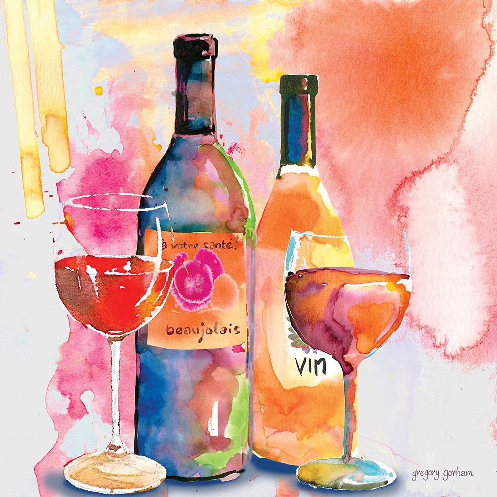 Nouveau Wines II art print by Gregory Gorham for $57.95 CAD