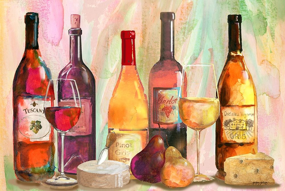 Table Wines III art print by Gregory Gorham for $57.95 CAD