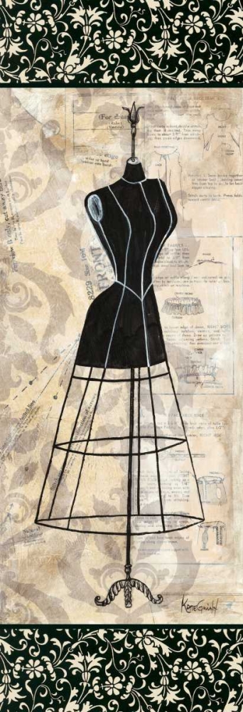 Dress Form Panel I art print by Katie Guinn for $57.95 CAD
