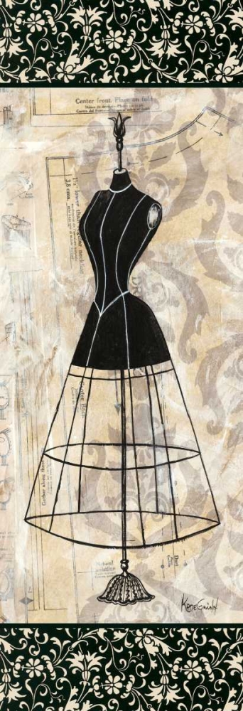 Dress Form Panel II art print by Katie Guinn for $57.95 CAD