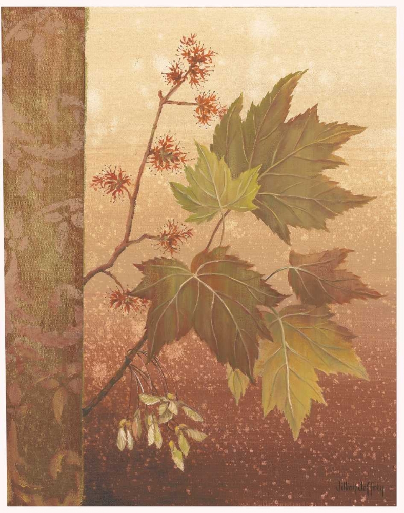Maple Leaves art print by Jillian Jeffrey for $57.95 CAD