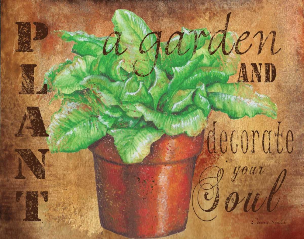 Plant a Garden V art print by Donna Knold for $57.95 CAD
