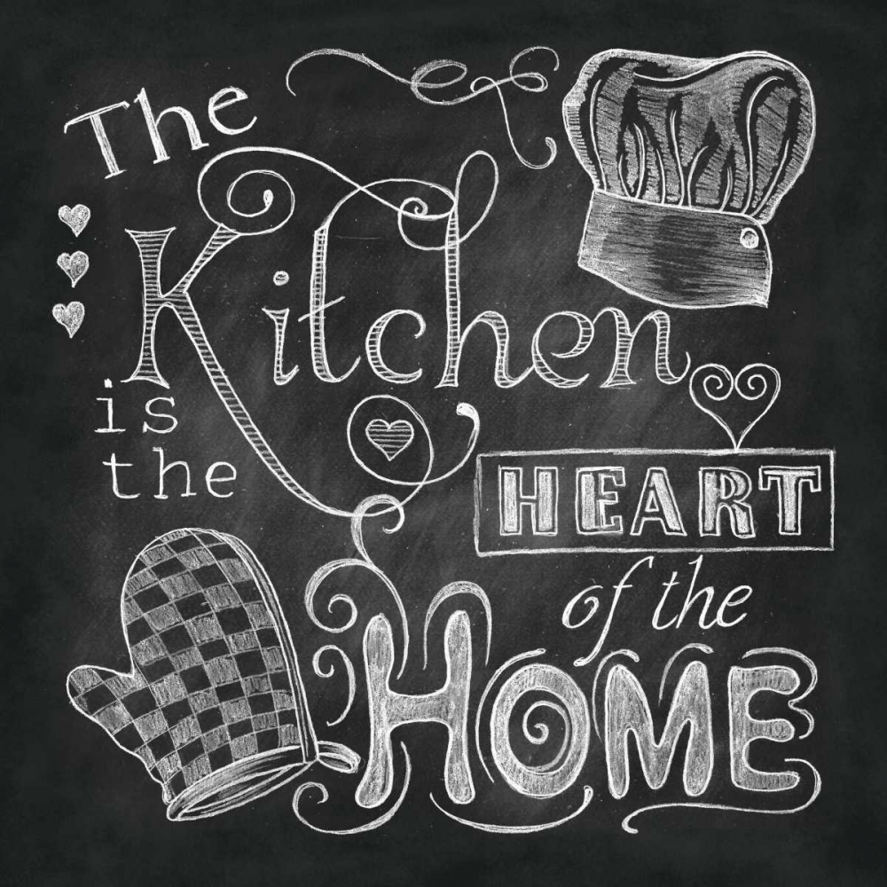 Kitchen Chalk III art print by Donna Knold for $57.95 CAD